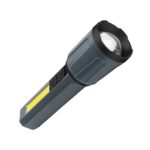 Ручной аккумуляторный фонарь 3вт led+5вт cob