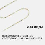 Светодиодная лента Apeyron 24В, 8Вт, 6500К — изображение 2