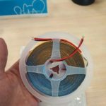Светодиодная лента COB 12В, 12Вт, желтый цвет