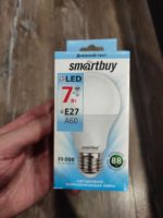 Светодиодная лампа 7 Вт Smartbuy Холодный свет