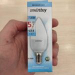 Светодиодная лампа 5W E14 нейтральный свет