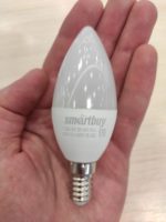 Светодиодная лампа 9.5W свеча нейтральный свет E14 — изображение 4