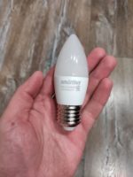 Светодиодная лампа 7W свечка нейтральный свет E27 — изображение 4