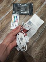 Led RGB контроллер 5-24v + пульт 40 кнопок — изображение 2