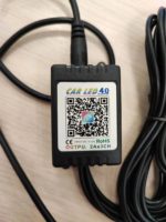 Светодиодная RGB подсветка для автомобиля 4*170мм