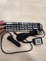 Светодиодная RGB подсветка для автомобиля 4*170мм — изображение 2