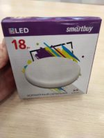 Светильник светодиодный безрамочный 18Вт Smartbuy
