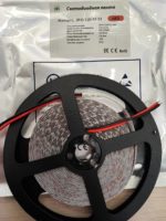 Светодиодная лента 12V красный цвет 5м