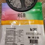 Светодиодная лента RGB 14.4Вт 24В 5M SWG