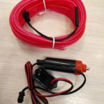 DC-LED Неоновая нить красная 5м