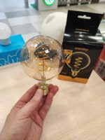 Светодиодная лампа SmartBuy 7Вт, 3000К, Е27, G95 — изображение 3