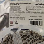 Светодиодная лента Smartbuy 14.4Вт, 24В, 4000K