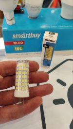 Светодиодная (LED) Лампа Smartbuy 8Вт, G4, 6000K