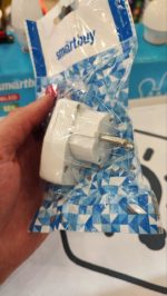 Вилка угловая Smartbuy с/з с выключателем 16A
