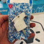 Угловая вилка Smartbuy с заземлением, белая, 16А