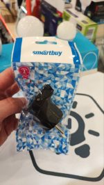 Угловая вилка Smartbuy с заземлением, черная, 16А — изображение 4