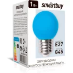 Светодиодная (LED) лампа Smartbuy blue G45 1W E27