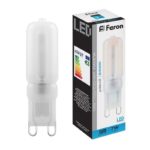 Светодиодная лампа feron 7Вт G9 6400К, LB-431