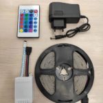 Светодиодная лента RGB 4.8 Вт с пультом управления