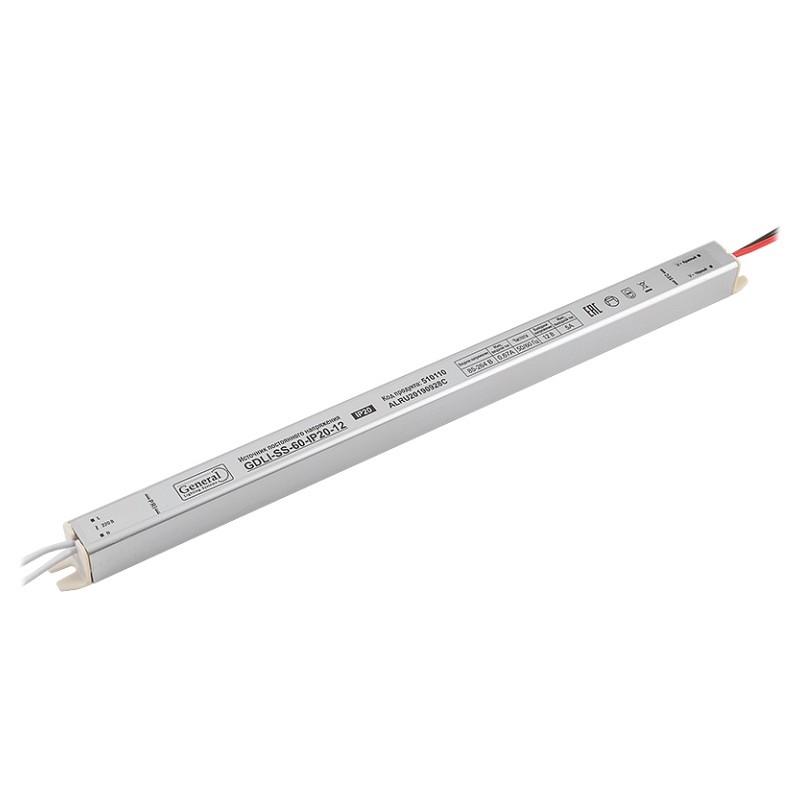 356540.jpg Блок питания для LED ленты 60Вт 12В General — изображение 1