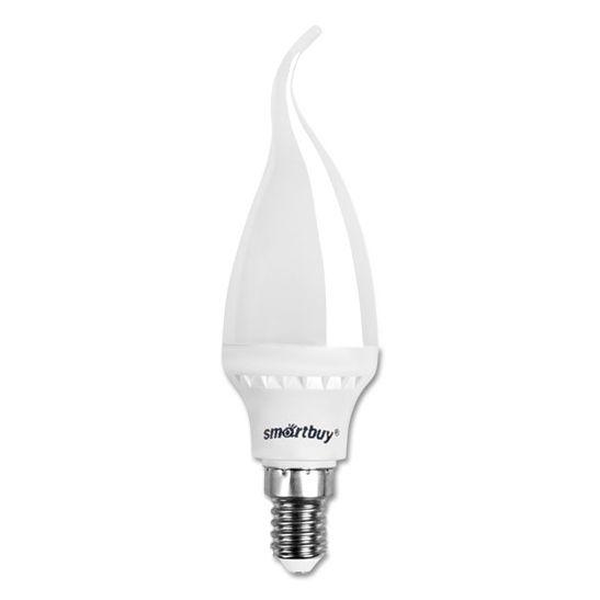 49cf77d5d96d42d5d8a870060bde04dd.jpeg Светодиодная лампа свеча Smartbuy 7Вт E14 3000к — изображение 1