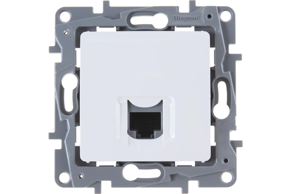 53856395.webp Розетка Legrand компьютерная RJ45 белый — изображение 1