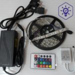 Светодиодная RGB лента с пультом управления 5 m 14 W/m 12V