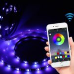 Комплект светодиодной ленты RGB Блютуз 5метров