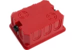Монтажная коробка STEKKER EBX30-02-1-20-120 для полых стен, с пластиковыми зажимами, с крышкой, 120*92*45мм — изображение 5