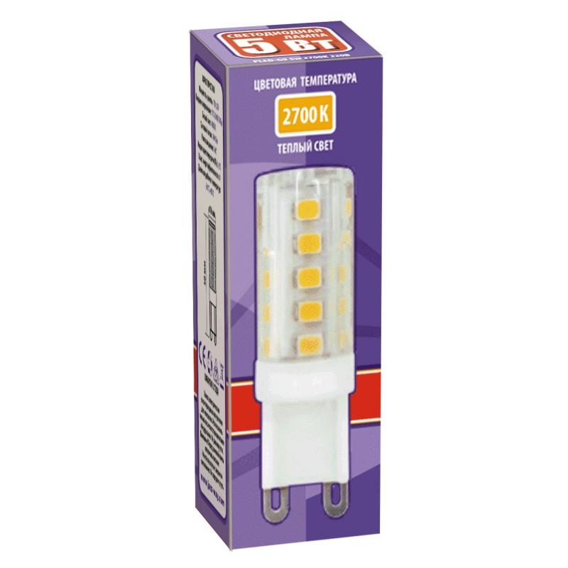 67417_2.jpg Светодиодная лампа Jazzway G9 5Вт 2700К 320Лм — изображение 1