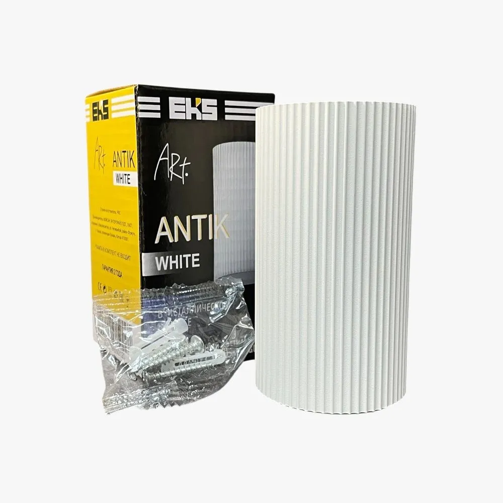 7415061681.webp Светильник EKS ART antik под лампу GU10 белый — изображение 1
