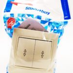 Выключатель проходной 2 клавиши 10А бежевый Венера