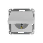 Розетка Systeme Electric AtlasDesign с крышкой