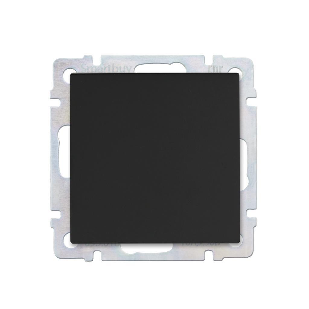 845fb497913eba94c52dd95a06d30ce3.jpeg Выключатель 10А, черный, "Нептун", Smartbuy — изображение 1
