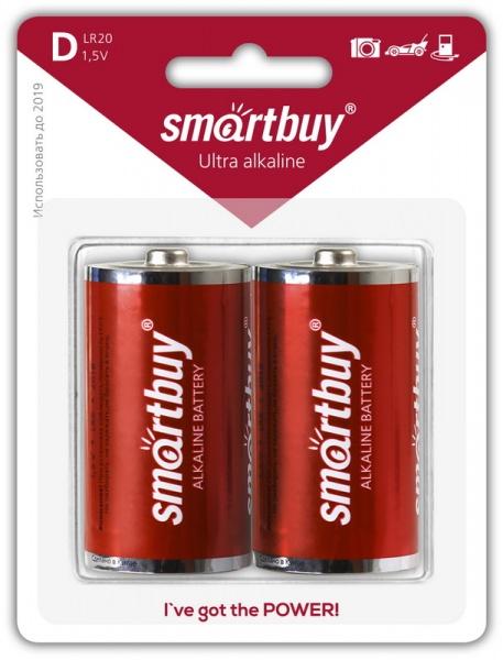 9165a957204fbae683251cdfcd2e07a8.jpeg Батарейки Smartbuy LR20 (2шт) — изображение 1
