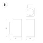 Фасадный светильник 2*12W IP54 Arlight — изображение 4