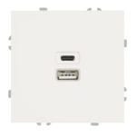 Встраиваемая розетка Stekker с USB-A и Type-C