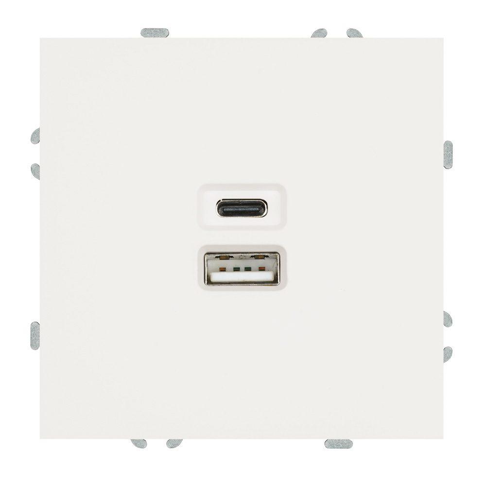 a67je4hqt2z5y39h0er2nfxx4wx9150z.jpg Встраиваемая розетка Stekker с USB-A и Type-C — изображение 1