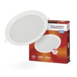 Панель светодиодная круглая белый свет iN HOME серии RLP-VC 24Вт 4000К