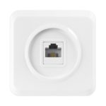 Розетка компьютерная RJ-45 белая "Юпитер"