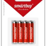 Батарейка AAA Smartbuy алкалиновая 4шт.