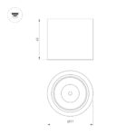 Светильник накладной 10W 3000K 230В IP54 Arlight — изображение 5