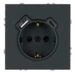 Розетка Stekker Эмили с USB-A и Type-C 20Вт