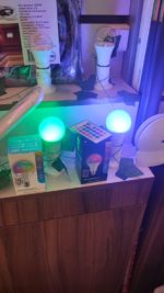 Светодиодная RGB лампа с пультом управления