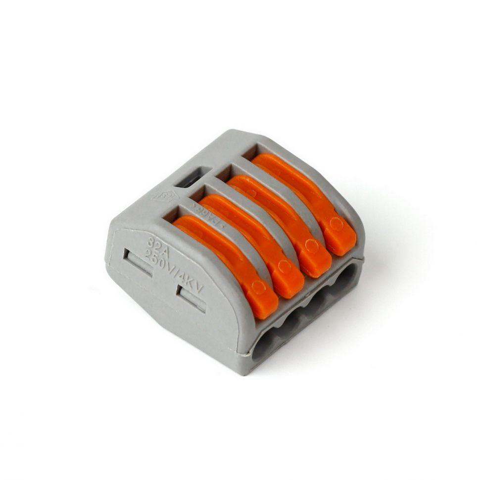 ld2fs7ypma94bd6814w0fpn4a1c0z624.jpeg Универсальная клемма 4 контакта DC-Led типа Wago — изображение 1