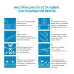 Светодиодная лента Apeyron с коннектором 12В 12Вт — изображение 8