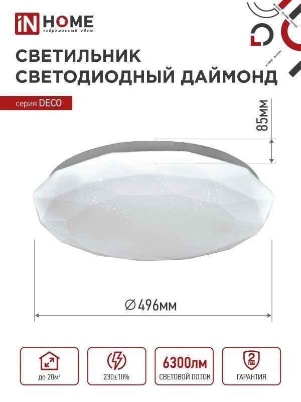 nkz32i54banbknbrug958q003p2wnuwc.jpeg Светильник серии deco Даймонд 70Вт 6500К — изображение 1