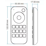 Пульт управления 200LUX RT6 dimmer 4 зоны — изображение 2
