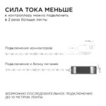 Светодиодная лента Apeyron 24В, 8Вт, 6500К — изображение 8