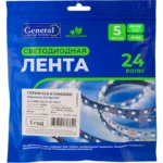 Светодиодная лента General 9.6Вт/м 24В IP65 6500K